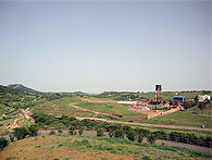 Escombrera de la mina de Almad&eacute;n. Abril 2011